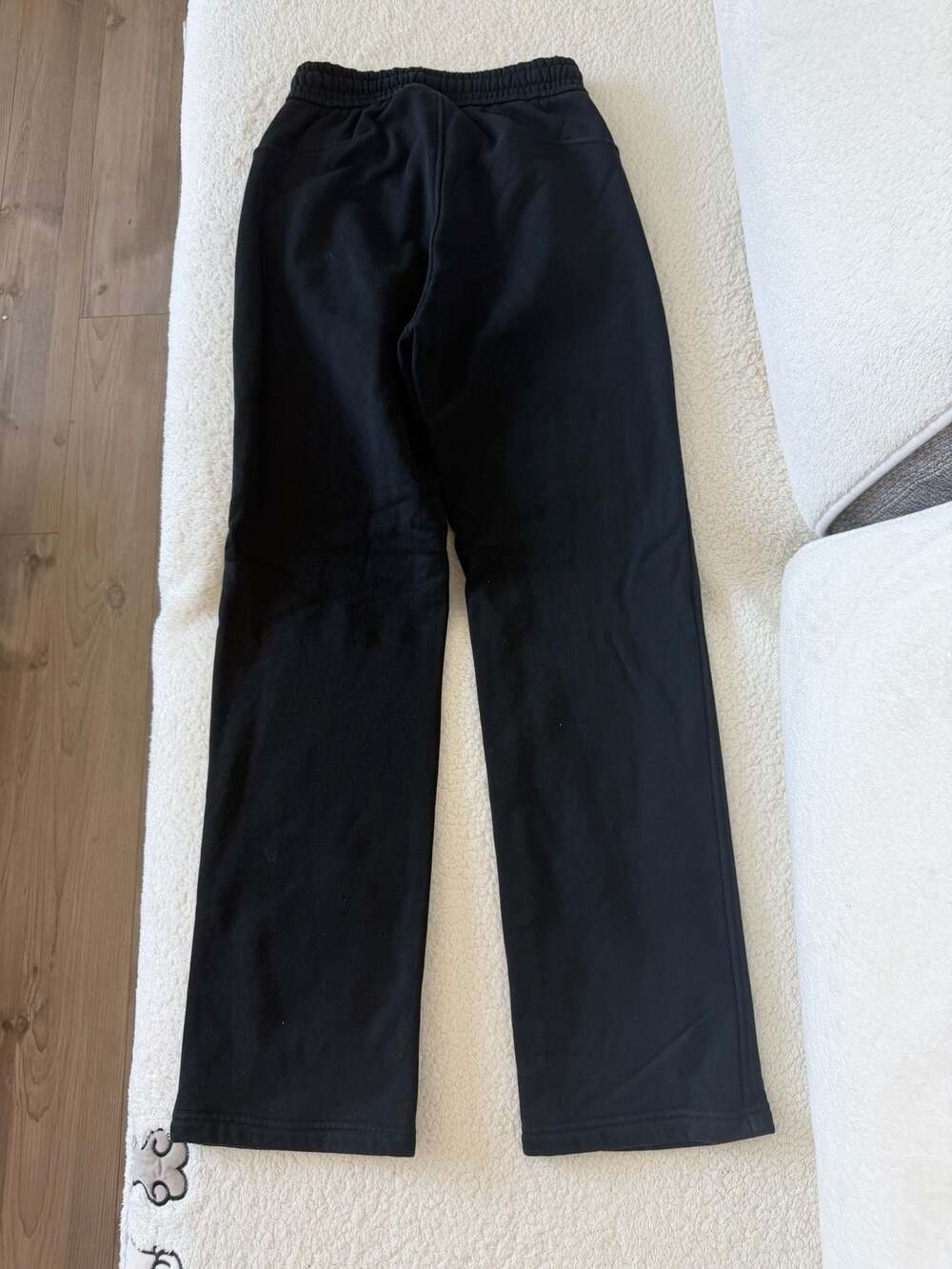 Fleece Lined Stretch Leggings Pants Lululemon Inspired Black Size 6 - Picture 2 of 4